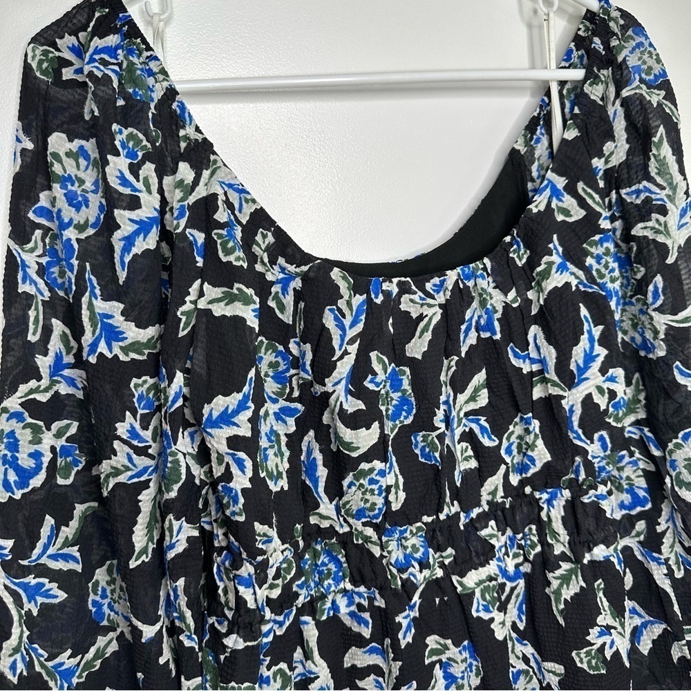 Tanya Taylor Edita Floral Silk Blend Fit and Flare Dress Size Small NWT - Picture 4 of 11